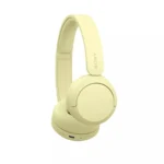 Sony WH-CH520 Ασύρματα Bluetooth On Ear Ακουστικά με 50 ώρες Λειτουργίας και Quick Charge Κίτρινα
