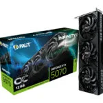 Palit GeForce RTX 5070 12GB GDDR7 Infinity 3 OC Κάρτα Γραφικών NE75070S19K9-GB2050S