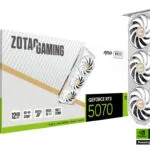 Zotac GeForce RTX 5070 12GB GDDR7 AMP White Edition Κάρτα Γραφικών ZT-B50700FQ-10P