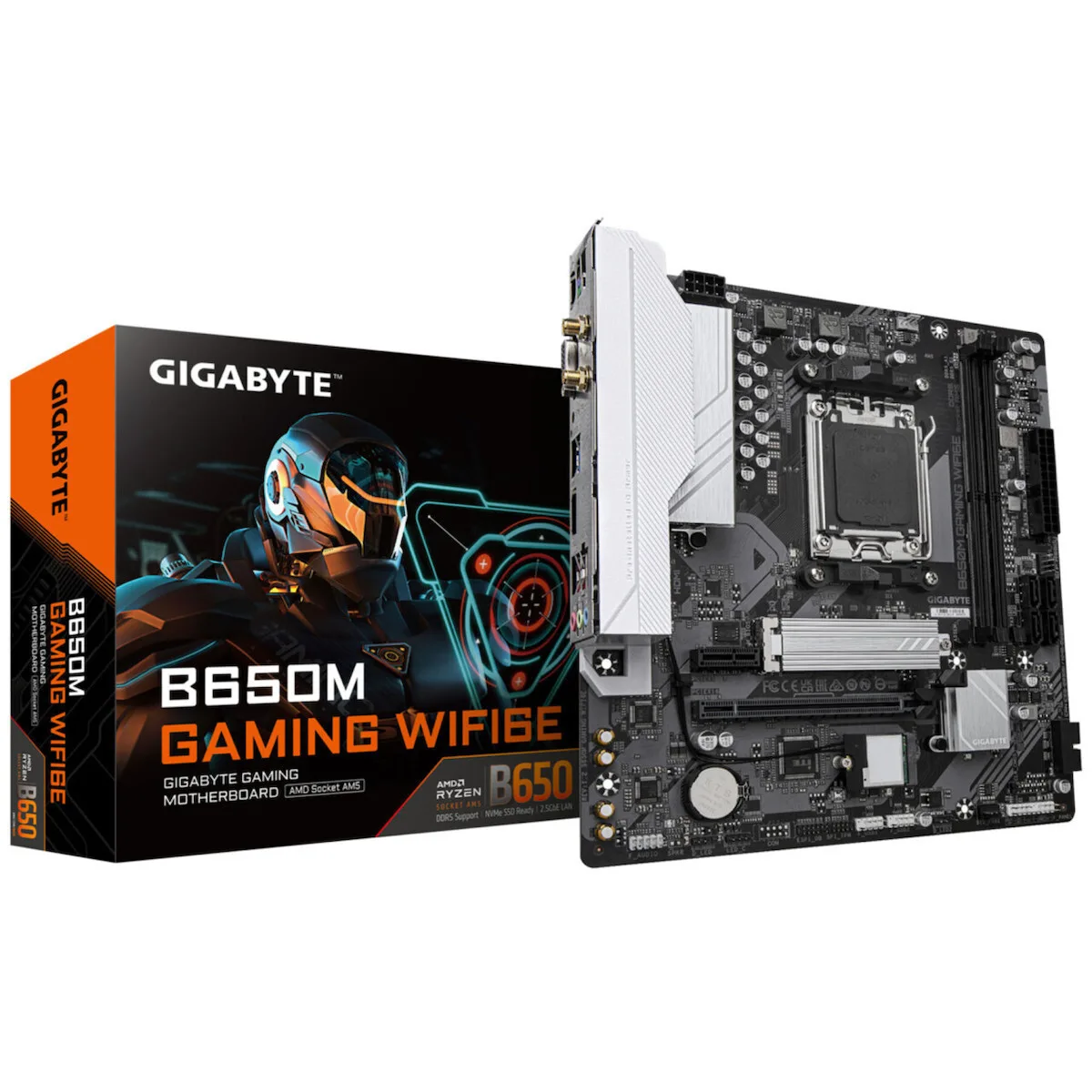 Gigabyte B650M Gaming WIFI6E Motherboard Micro ATX με AMD AM5 Socket - Image 1