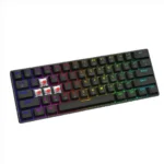 Savio Blackout X2 Gaming Μηχανικό Πληκτρολόγιο 60% με Outemu Red διακόπτες και RGB φωτισμό (Αγγλικό US)