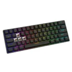 Savio Blackout X2 Gaming Μηχανικό Πληκτρολόγιο 60% με Outemu Brown διακόπτες και RGB φωτισμό (Αγγλικό US)