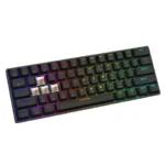 Savio Blackout X2 Gaming Μηχανικό Πληκτρολόγιο 60% με Outemu Peach διακόπτες και RGB φωτισμό (Αγγλικό US)