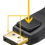 Goobay Cable DisplayPort male - DisplayPort male 2m Μαύρο (74744)