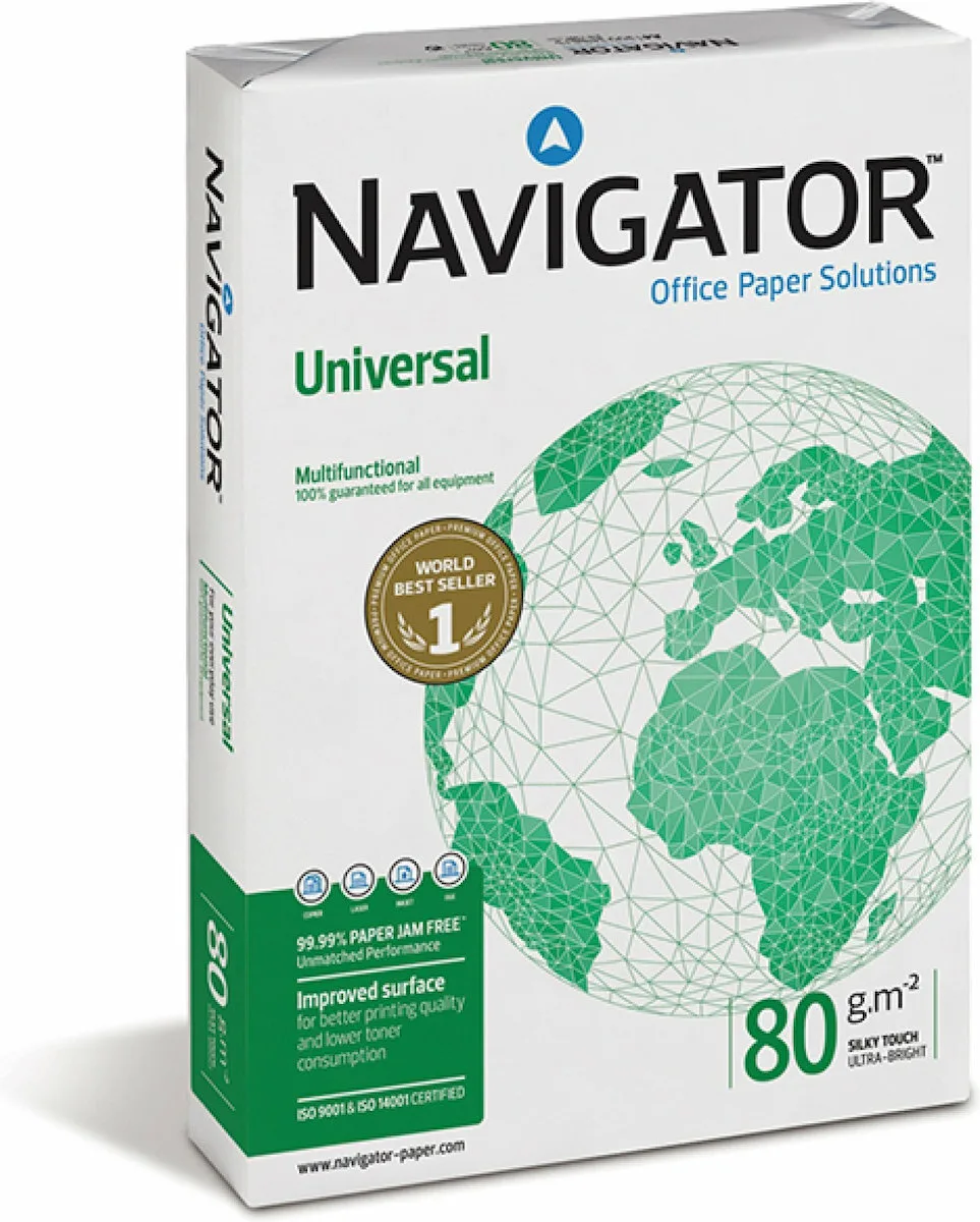 20250415120732_3f90ae17 Navigator Universal Χαρτί Εκτύπωσης A4 80gr/m² 500 φύλλα - Image 1