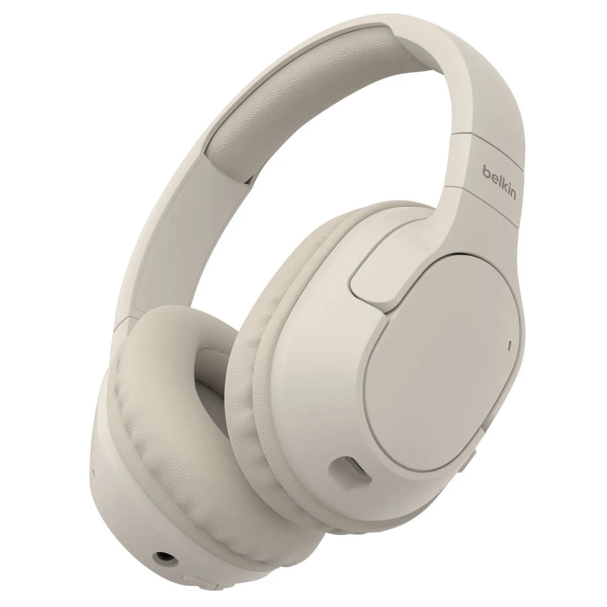 Belkin SoundForm Surround Ασύρματα / Ενσύρματα Over Ear Ακουστικά με 60 ώρες Λειτουργίας και Quick Charge Sand - Image 1