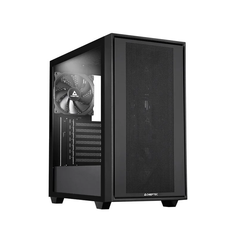 Chieftec Hunter Gaming Midi Tower Κουτί Υπολογιστή με Πλαϊνό Παράθυρο Μαύρο - Image 1
