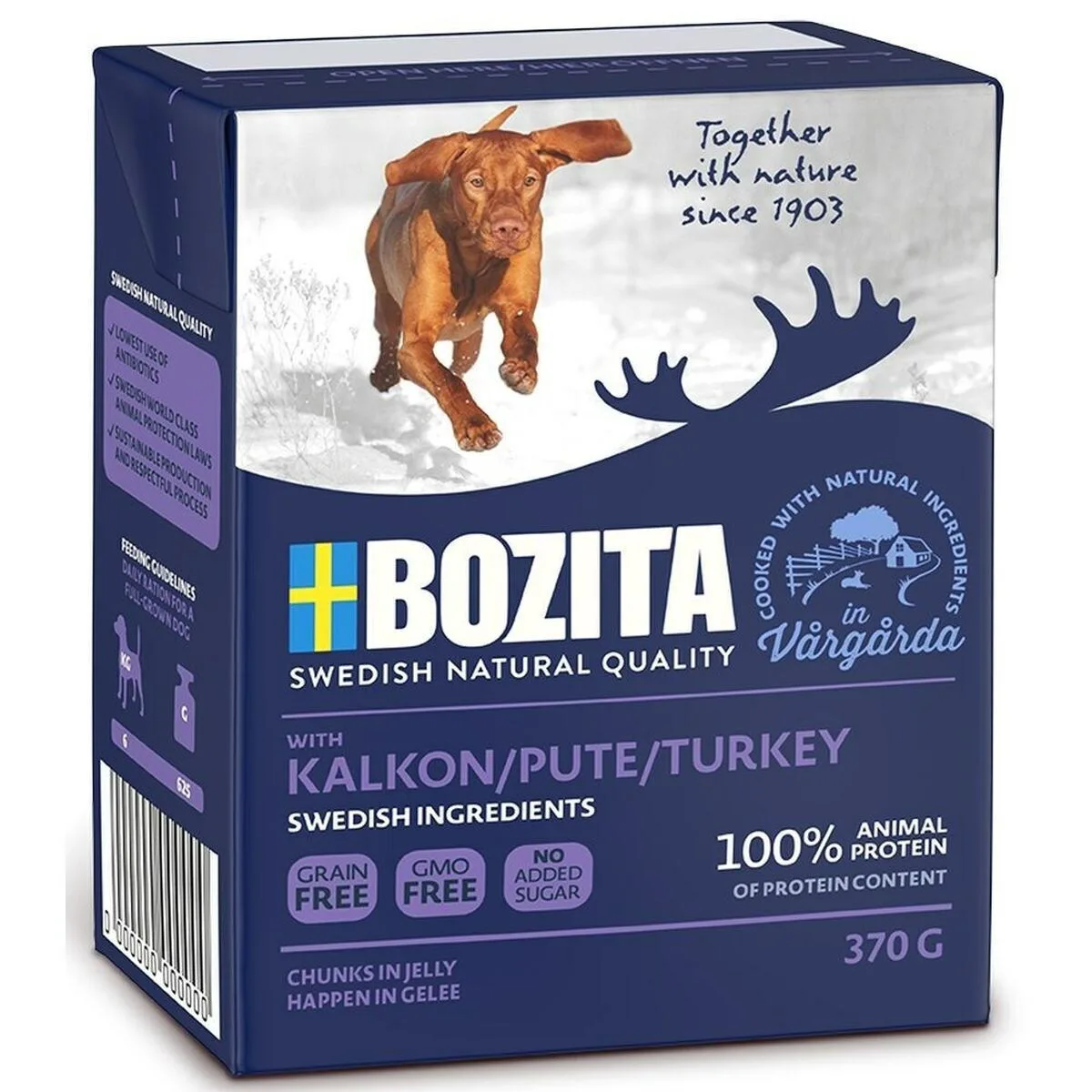 20250415152217_bozita_ygri_trofi_skylon_se_fakelaki_me_galopoula_choris_sitira_glouteni_370gr_015550 Bozita Υγρή Τροφή Σκύλων σε Φακελάκι με Γαλοπούλα χωρίς Σιτηρά & Γλουτένη 370gr 015550 - Image 1