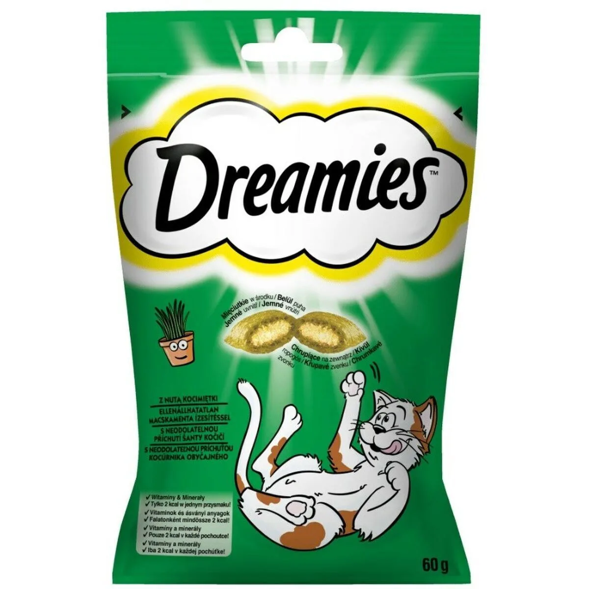 Dreamies Treats with Catnip Λιχουδιές Σνακ με Catnip για Ενήλικες Γάτες 60gr - Image 1