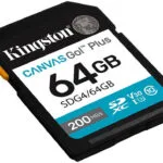 Kingston Canvas Go Plus SDXC 64GB Class 10 U3 V30 UHS-I με αντάπτορα