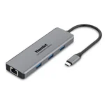 Hamlet HDKC-PD200U USB-C Docking Station με HDMI 4K PD Ethernet Γκρι