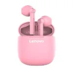 Lenovo HT30 Earbud Bluetooth Handsfree Ακουστικά με Θήκη Φόρτισης Ροζ