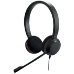 Jabra Evolve 20 On Ear Multimedia Ακουστικά με μικρόφωνο και σύνδεση USB-A / USB-C