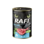Rafi Υγρή Τροφή για Ενήλικες Γάτες σε Κονσέρβα με Αρνί 400gr