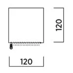 Easy Camp Καλοκαιρινή Σκηνή Camping Τουαλέτας Μπλε 120x120x200εκ. 120500