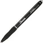 Sharpie S-Gel Στυλό Μαύρο με Μαύρο Μελάνι 3τμχ 2136598
