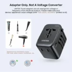 Unitek Φορτιστής Χωρίς Καλώδιο 65W Power Delivery / Quick Charge 3.0 Μαύρος (P1122A)