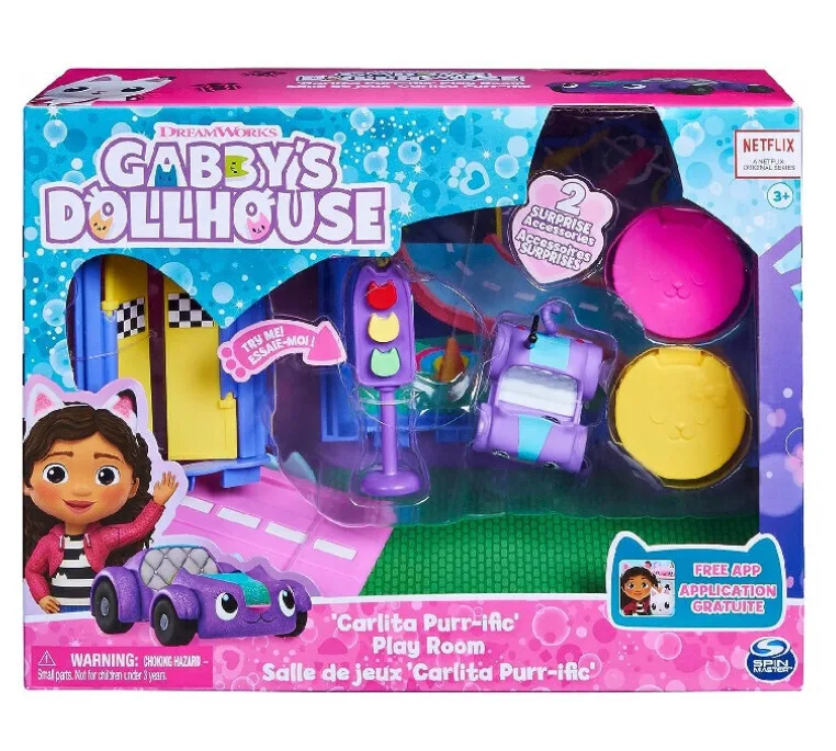 Spin Master Gabby's Dollhouse Carlita Purr-ific Play Room Carlita Purr-ific Play Room για 3+ Ετών 6069300 - Image 1
