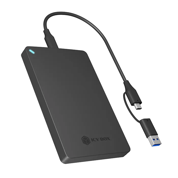 Icy Box Θήκη για Σκληρό Δίσκο 2.5" SATA III με σύνδεση SATA / USB 3.2 / Serial IB-201T-CU31 - Image 1