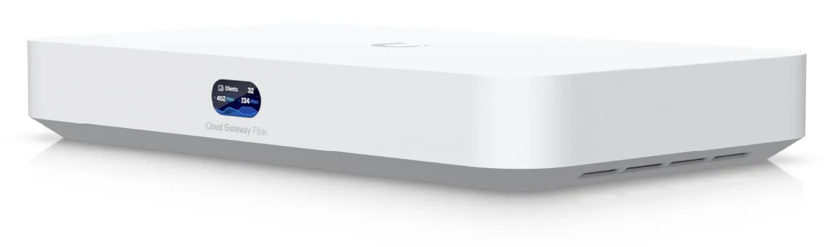 Ubiquiti Ucg-fiber Dual-wan Unifi Cloud Gateway Fiber Quad Core 2.2ghz 3gb 1x10gbe Wan 1xsfp+ Wan 4x2.5gbe 1xsfp+ Lan 1xpoe-out - Image 1
