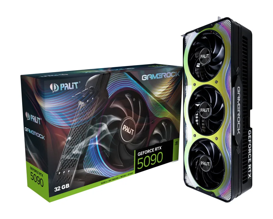 20250422152617_palit_geforce_rtx_5090_32gb_gddr7_gamerock_karta_grafikon_ne75090019r5_gb2020g Palit GeForce RTX 5090 32GB GDDR7 GameRock Κάρτα Γραφικών NE75090019R5-GB2020G - Image 1