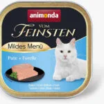Animonda Vom Feinsten Υγρή Τροφή για Ενήλικες Γάτες σε Ταψάκι με Γαλοπούλα και Πέστροφα χωρίς Σιτηρά 100gr