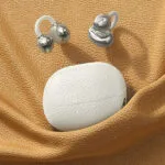 Hoco EA5 Duke III Open Ear Bluetooth Handsfree Ακουστικά με Θήκη Φόρτισης Λευκά