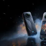 Insta360 x5 Action Camera 8K με Οθόνη και Wi-Fi Μαύρη