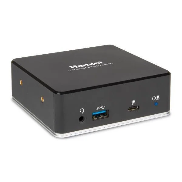 Hamlet HDKC-PD8000 USB-C Docking Station με HDMI 4K PD Ethernet Μαύρο - Image 1