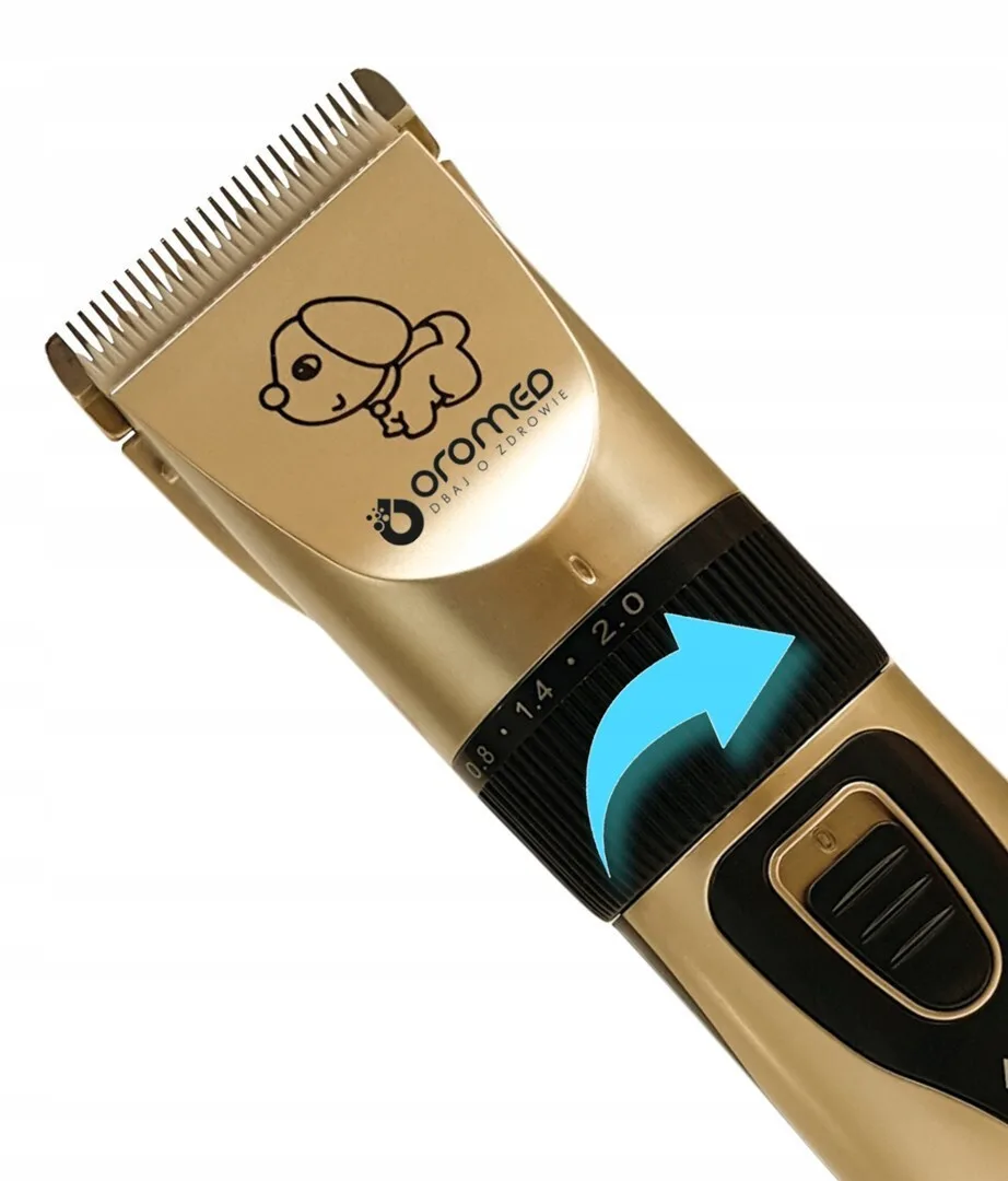 20250423182651_4dbb8320 Oromed Oromed Oro-pet Cupper USB Επαγγελματική Κουρευτική Μηχανή Σκύλων Επαναφορτιζόμενη από Κεραμικό Χρυσό - Image 1