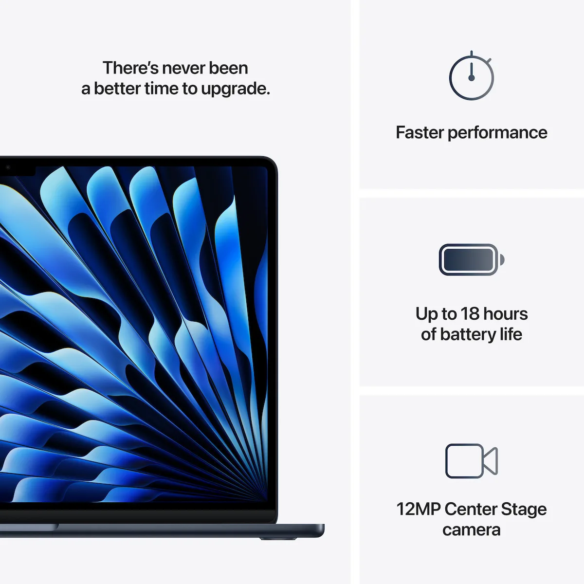 20250424105449_1ebd89ce Apple MacBook Air 15.3" IPS Retina Display (M4-10‑core/16GB/256GB SSD/10-Core GPU) Midnight (International English Keyboard) - Image 1