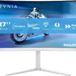 Philips Evnia 27M2C5501 VA HDR Curved Gaming Monitor 27" QHD 2560x1440 180Hz με Χρόνο Απόκρισης 1ms GTG