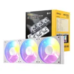 Antec C120R Case Fan με ARGB Φωτισμό και Σύνδεση 3-Pin / 4-Pin PWM 3τμχ Λευκό