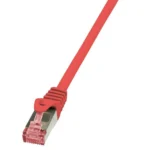 LogiLink S/FTP Cat.6 Καλώδιο Δικτύου Ethernet 1m Κόκκινο 1τμχ CQ2034S