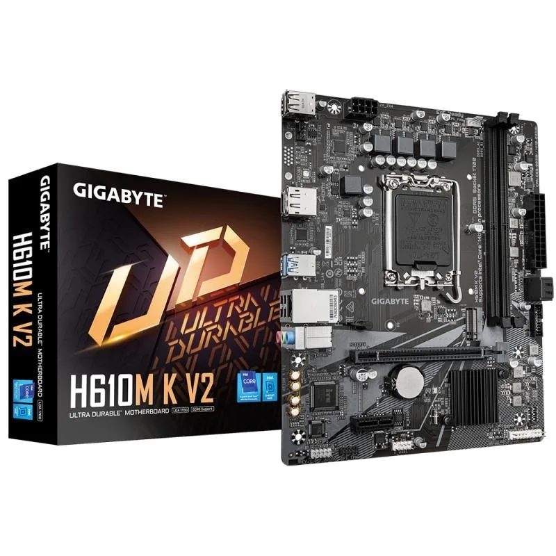 Gigabyte H610M K V2 rev. 1.0 Motherboard ATX με Intel 1700 Socket - Image 1