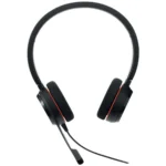 Jabra Evolve 20 On Ear Multimedia Ακουστικά με μικρόφωνο και σύνδεση USB-A / USB-C