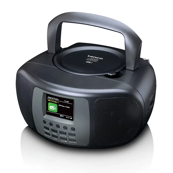 Lenco Φορητό Ηχοσύστημα SCD-860BK με Ραδιόφωνο / Bluetooth / CD σε Μαύρο Χρώμα - Image 1