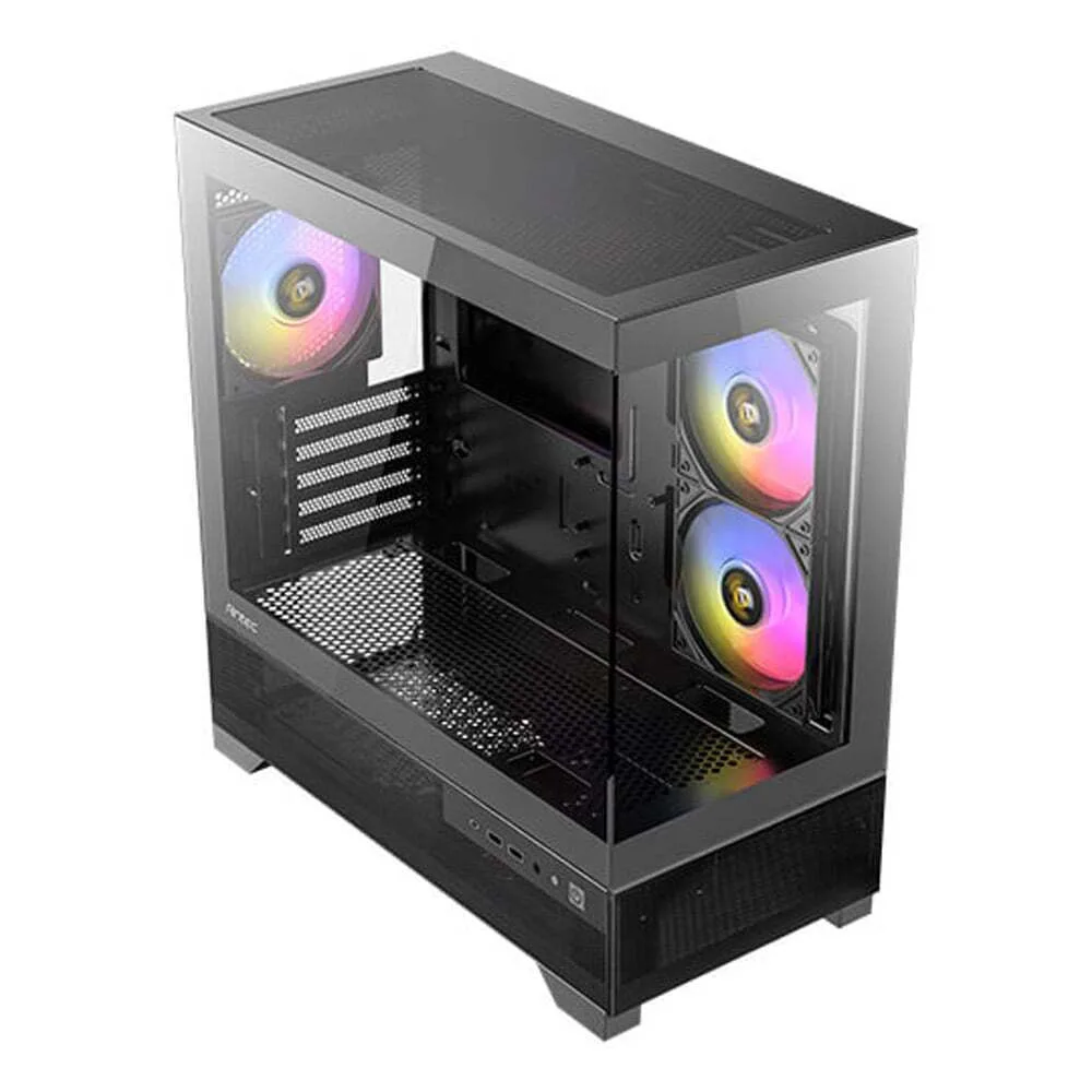 Antec CX500M ARGB Gaming Mini Tower Κουτί Υπολογιστή με Πλαϊνό Παράθυρο Μαύρο - Image 1