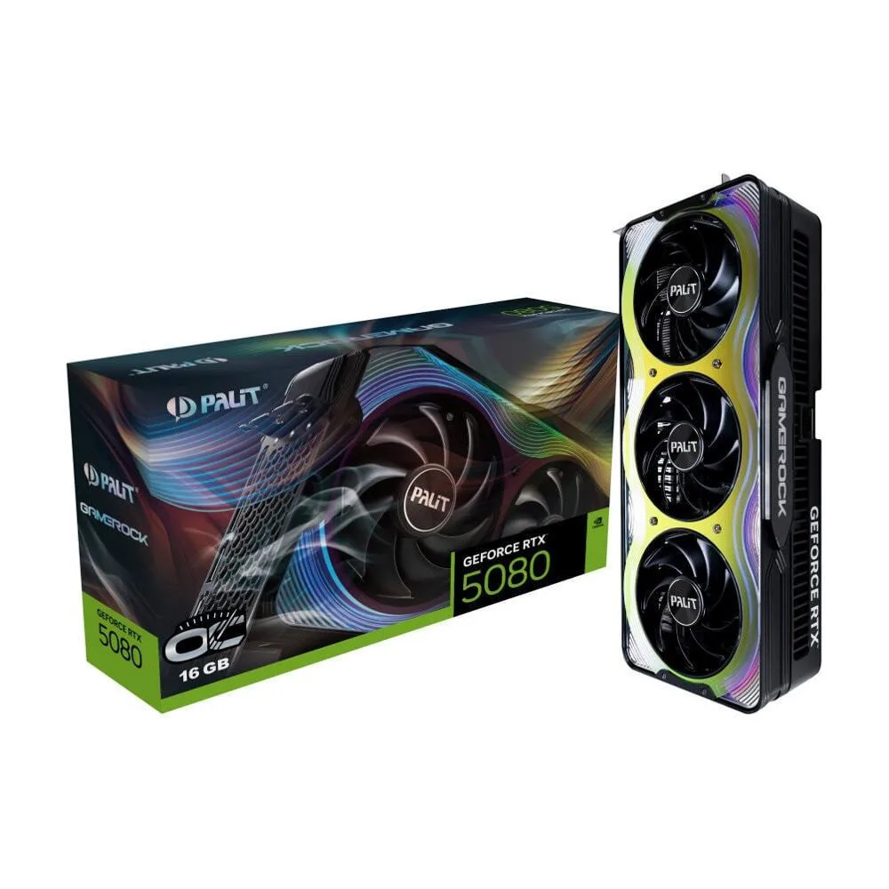 Palit GeForce RTX 5080 16GB GDDR7 GameRock OC Κάρτα Γραφικών NE75080T19T2-GB2030G - Image 1