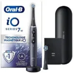 Oral-B Io 7w Ηλεκτρική Οδοντόβουρτσα με Αισθητήρα Πίεσης και Θήκη Ταξιδίου Μαύρη