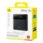 Baseus Blade H1 Lite Power Bank 20000mAh 100W με 2 Θύρες USB-A και 2 Θύρες USB-C Power Delivery / Quick Charge 3.0 / Quick Charge 4.0 Μαύρο