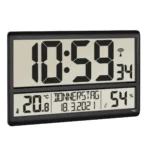 TFA Ρολόι Τοίχου Ψηφιακό Πλαστικό Μαύρο 36x23.5cm 60.4520.01