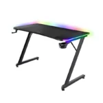 Γραφείο Gaming GXT 710 Luminus Pro Ξύλινο Rgb με LED 120x60εκ. 25419