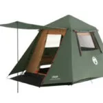 Coleman FastPitch Lodge 4 Σκηνή Camping Χακί 4 Εποχών για 4 Άτομα 320x320x200εκ. 2212625