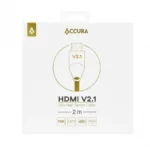 Accura HDMI 2.1 Cable HDMI male - HDMI male 2m Μαύρο