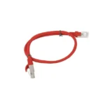 Lanberg U/UTP Cat.5e Καλώδιο Δικτύου Ethernet 0.5m Κόκκινο 1τμχ PCU5-10CC-0050-R