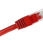 Alantec U/UTP Cat.5e Καλώδιο Δικτύου Ethernet 0.25m Κόκκινο 1τμχ KKU5CZA1R