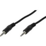 LogiLink Καλώδιο 3.5mm male - 3.5mm male Μαύρο 2m (CA1050)