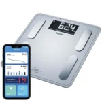 Beurer Smart Ζυγαριά 200kg με Λιπομετρητή & Bluetooth Ασημί
