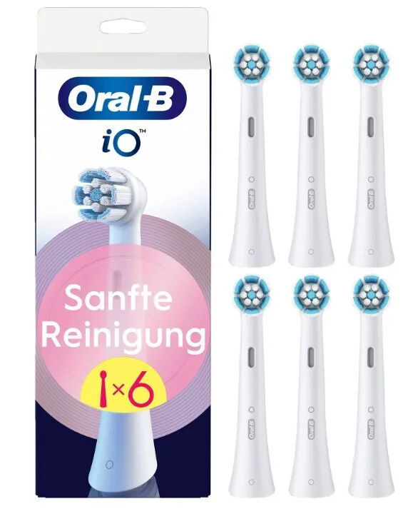Oral-B iO Gentle Care Ανταλλακτικές Κεφαλές για Ηλεκτρική Οδοντόβουρτσα 6τμχ - Image 1